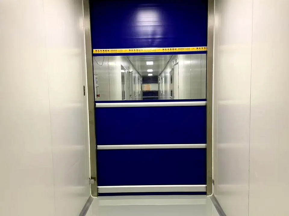 Entrance corridor with a rapid-action door at Sawatdee Group’s factory in Samut Prakan, Thailand.